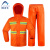 阿力牛 ASF288 环卫分体雨衣套装 路政防水雨衣雨裤 橙色(网格款) 175码 