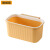 斯威诺 N-3968 挂式厨余垃圾桶 厨房卫生间纸篓 小号橙色