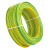 禅诚电缆 BV4平方 单芯铜芯PVC绝缘电线电缆 100米 黄绿双色
