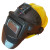 HKNA电焊工帽自动变光面罩夏季放热空调风照明头戴手持式护眼护脸 补光灯歀