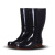 圣驰工业PVC雨鞋劳保橡胶鞋女式防滑水鞋  黑色38