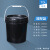 急先锋 级pp塑料桶密封桶水桶包装桶果酱储水水墨颜料涂料桶定制 10L红色 7天内发货