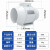 钻石牌管道风机4寸排气扇强力换气扇8寸卫生间厨房排烟风机艾灸6寸风机 钻石牌4寸升级款-带配件