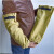 威特仕 44-2319 牛二层芯皮手袖 耐磨隔热 焊接套袖 48  金黄色