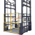 适用导轨式升降机电动小型仓库厂房简易电梯单轨双轨液压固定货梯 省外勘测费