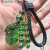 甜苗苗男女士貔貅汽车钥匙扣创意水晶钥匙扣包包挂件家用钥匙挂件 活力绿貔貅
