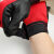 高低压220V绝缘手套电工专用防电家用防触电薄款带电作业防滑手套 红黑色 S