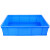 阿笛莫（ADIMO) 周转箱 5#特厚 360*265*195mm 蓝色 塑料物流仓库斜插箱加厚货物大号零件收纳工具存储箱