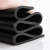 赫钢 绝缘垫橡胶垫 配电室配电房防滑耐高压橡胶垫 黑色平面5Kv 绝缘垫 3mm厚 1m*10m