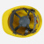 定制适用劳保安全帽工地施工消防头盔玻璃钢ABS透气v型圆形安全帽 玻璃钢-蓝色()