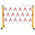 隐阳工匠玻璃钢伸缩管式围栏电力安施工围挡可移动护栏 高12*9米红白色加厚国标