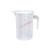定制适用量桶 塑料量杯带刻度的大量桶毫升计量器容器克度杯奶茶 新款-斜口量杯-1000ml