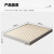 中伟（ZHONGWEI）皮艺悬浮床主卧轻奢现代大床感应灯软包床1.5米无床头双人婚床