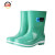 上海牌雨鞋女士中筒舒适PVC耐磨防滑防汛劳保工业防护耐腐蚀耐酸碱食品加工鞋SH559 蓝色 37