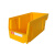 加厚背挂式组合式组立式斜口零件盒分类元件盒塑料螺丝工具盒 V1(红)135*105*76MM