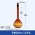 DEDH  特优级透明棕色玻璃塞容量瓶 A级可过检高硼硅玻璃容量瓶 棕色500ml（2个）
