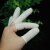 加厚防滑水耐磨乳胶手指套橡胶防护点钞数钱劳保胶工业手指头套 米色中号10个装