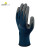 代尔塔201810双层防水PU发泡手套精细作业舒适灵活轻薄工业耐磨损防滑劳保手套 蓝色 8
