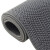 稳斯坦 WZYT11 S型PVC镂空地毯 塑胶防水泳池垫浴室厕所防滑垫 4.5厚0.9m宽*1m灰色