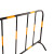 市政防护防撞栏铁马护栏交通道路马路公路基坑隔离栏临时施工围栏 加长黑黄不带板