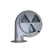 科能芯 塑料干燥机鼓风机25~200公斤注塑烘干机烘箱烤箱吹风机烘料机风机 备件 50公斤120MM电压380V 