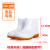 润宏工品 橡胶大码白色雨靴防滑卫生靴防油加绒加棉保暖 低筒标准码（5双备注尺码） 件 