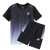 男女运动速干透气羽毛球服2024年夏季YY薄款团购定制套装 黑蓝YY-2305套装 2XL