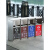 户外不锈钢分类垃圾桶商用公共场合景区物业果皮箱按压式摇盖大号 款式9一组4个(单桶价格)