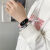 甜晰太空人网红款手环手表男女学生情侣款时尚潮流运动防水电子表 白带 手表+电池
