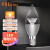 佛山照明（FSL）led灯泡E14螺口球泡蜡烛灯超亮节能灯水晶吊灯银色尖泡6.5W 暖黄光