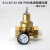 瑞格 黄铜PPR自来水减压阀稳压阀 热净水器N15 4分 N20 6分 25256分（带表）