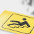 希万辉 注意地滑警示贴标语标识地贴贴纸防滑耐磨标志牌 小心台阶绿色 【4张】10*50cm