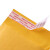 海斯迪克 加厚气泡信封袋 黄色牛皮纸气泡袋 泡沫信封纸袋汽泡包装快递袋 13*15+4cm[500个/箱] HKQL-84