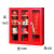 微型消防站消防柜消防器材全套装灭火箱展示建筑工地柜工具物资柜 0.8米消防柜(加厚)
