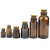 海斯迪克 HKCL-61 玻璃试剂瓶 茶色喇叭口香精香料样品瓶 实验瓶 分装瓶茶色盖子颜色随机 15ml