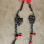 惠利得国标G80锰钢链条卸钢筋起重链条欧姆环钢筋吊具链条吊索具转脖钩 8吨3米一根