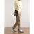 耐克（NIKE） 男士 运动裤 CLUB 直筒LOGO刺绣棉混纺防破裂工装裤子 Beige 30W 32L
