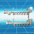 一体分水器地暖管材地热分水器双阀地暖分水器集水器 9路 伟星分水器