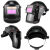 佳朗电焊防护面罩自动变光头戴式全脸轻便氩弧焊工眼镜焊帽子 黑FC-1智能变光面罩小屏