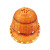 星工（XINGGONG 竹编安全帽 夏季透气工地铁路施工劳保防护头盔普通版定制ZYX-1 橙色