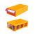 抽屉式五金塑料零件盒电子元件组合式分隔收纳盒多格分类工具物料 F0%23(140*93*40mm)黄色无隔片