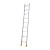 铝合金加厚直梯高强冲压式一字单面梯爬梯阁楼梯防滑加固梯子 铆钉式3米2.5毫米