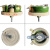 基克孚  大功率测试滑动电阻瓷盘圆盘可调电阻100W 30R