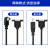 巨力仕打印机方口MIDI公对母延长线弯头MIDI2.0数据线加长USB HOST转换头带耳朵机柜固定电钢琴电鼓B公转 【直头-带槽款】方口 MIDI2.0公对母延长线 30厘米