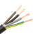 电线电缆RVV4*2.5平方软护套线国标四芯电源线线零剪 25米