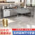 家易澳2024新款304不锈钢橱柜特厚整体厨房柜一体可定制厨房橱柜碗柜家 304加厚 0.8米双门平面