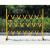 汇一汇 伸缩围栏 电力施工玻璃钢绝缘可移动管式安全隔离护栏 黄黑色 1.2*2.5米