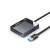 绿联（UGREEN）USB 3.0 多功能读卡器 支持SD/TF/CF/MS相机手机内存卡 多卡多读 CR125 1米 灰色