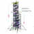 5m铝合金脚手架租赁深圳工程施工建筑铝制手脚架10米高移动铝制架 16米主副塔架