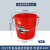 加厚水桶塑料储水用带盖特大号大白桶户外圆形清洁垃圾桶 65升桶(带盖)装水140斤